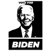 Votez pour biden simple blanc