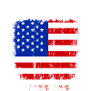 Distressed American Flag Graphic