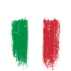 Italia Brush Flag