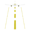 Alphabet pilote pour voler, avion,