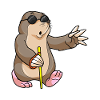 Mole Blind Funny