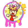 Flamingo Slime Cartoon