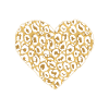 Heart leopard
