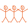 Stick man dance dancing