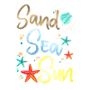 Sand Lake Sun Illustration