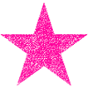 Pink star with texture