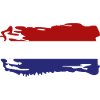 Drapeau néerlandais de la Hollande