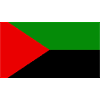 Flag Red Green Black Martinique