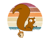 Funny squirrel nut gift