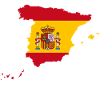 Spain Flag Map Gift Idea