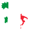 Italy Flag Map Gift Idea