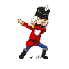 Dabbing nutcracker