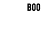 boo ghost thumbs down