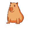 Mignon Capivara beau dessin Capivara
