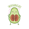 Funny avocado twin mamacado