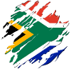 Drapeau Afrique du Sud Afrique