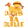 DANS TA GUEULE poussin t-shirt humour