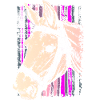 Reiten - Reiter - Reitschule - Pferdekopf Pink