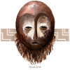 African mask, MBOGO