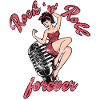 Rock n Roll forever Vintage Girl Rocknroll