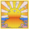 Feuille de Buvard LSD California Orange Sunshine