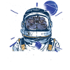 Astronaut cat