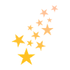 Star asterisk pattern starry sky