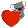 baby koala heart