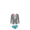 Télétravail veste slip confinement
