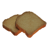 Artificial toast bread design