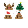 Christmas Poo Emoji
