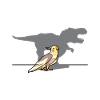 Cockatiel Dino Bird Budgie Gift