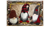 Weihnachtsgnom-Szene