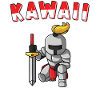 Kawaii ridder søde japanske kawaii børn
