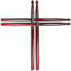 Drum sticks drummer drummer cross