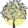 Arbre, violet