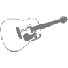 Acoustic Guitar Silhouette
