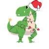 Cristmas Dino - Tree Rex