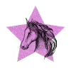 Horses Star Glitter