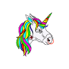 Einhorn,ein rebel Einhorn