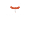 Bratwurst krümelt nicht