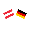 German-Austrian friendship flag banner