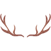 Deer antlers Christmas