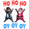 Ho Ho Ho Oy Oy Oy Natale divertente Santa Hanukkah J