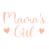Fille de Maman Script Rose