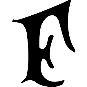 Feuerio-F Schwarz