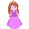 Figure de fille princesse
