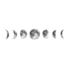 Moon phases design