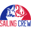 Sailing crew sailing ship
