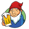 garden gnome beer dwarf